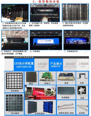 P3.91高清LED租賃屏——華信通壓鑄鋁箱體電子廣告宣傳大屏幕新品發布